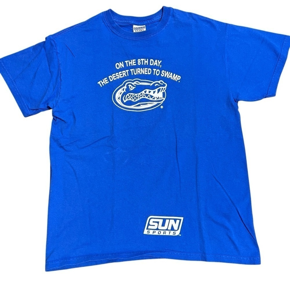 Vintage RARE 2007 Tostitos BCS National Champ Florida Gators Shirt Sun Sports MD